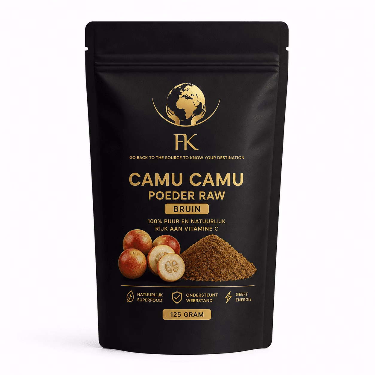 Camu Camu Poeder Raw (Bruin)