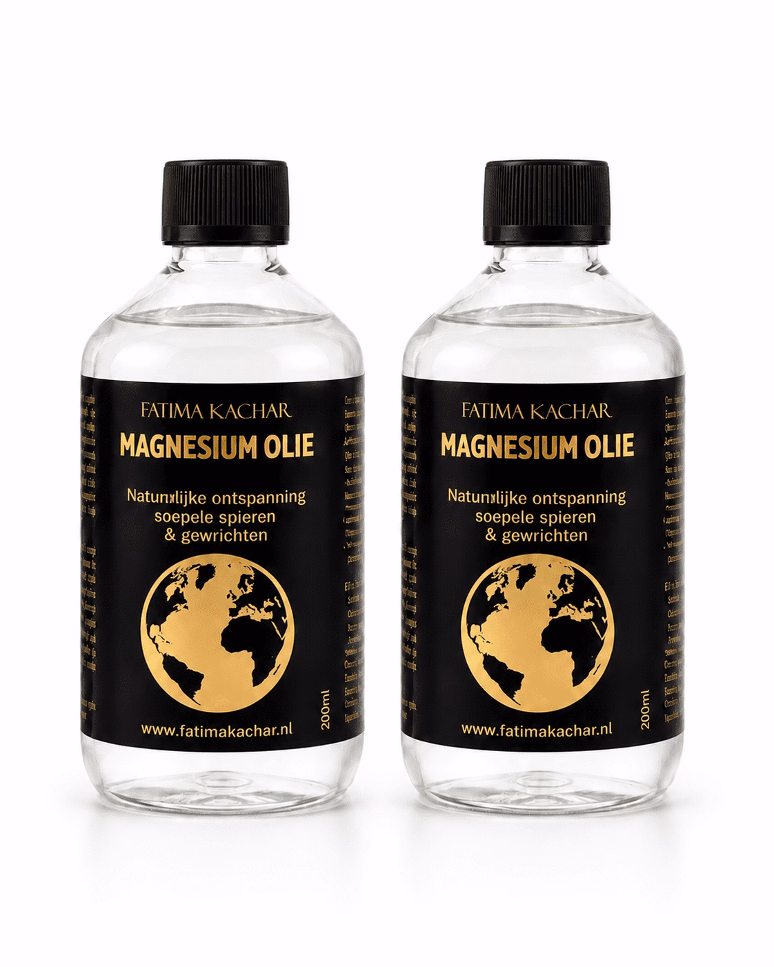 2 x Zuivere Magnesiumolie Navulling 500ML