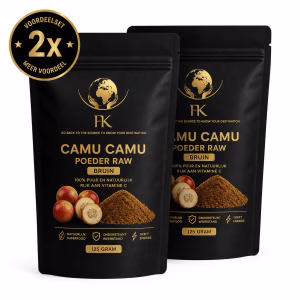 Voordeel Set 2 x 125gr Camu Camu Poede Raw, (bruin)