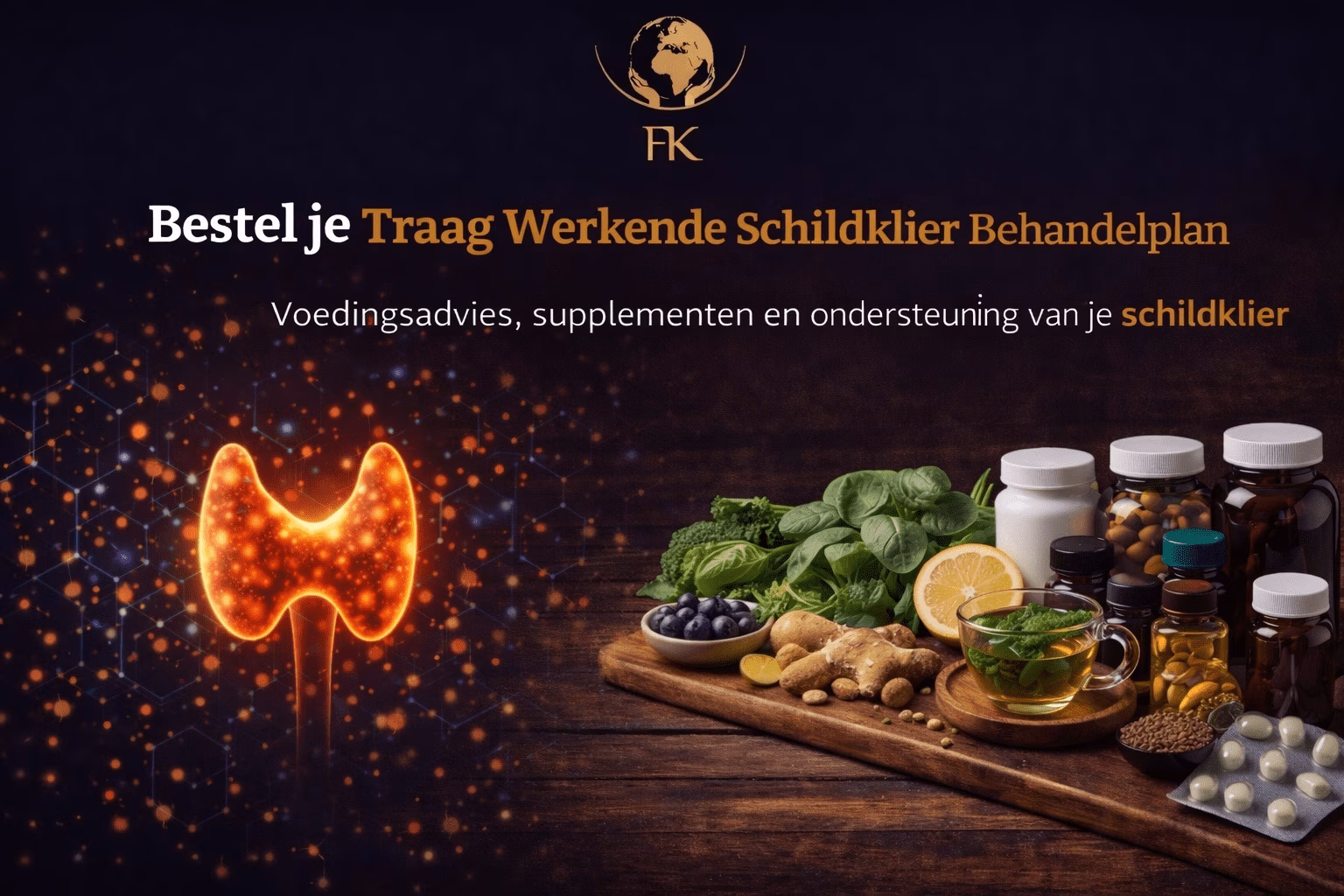 Bestel jouw behandelplan voor een traag werkende schildklier.