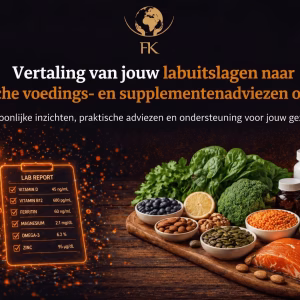 Bestel jouw persoonlijke analyse van labuitslagen met bijpassend voedings- en supplementenplan
