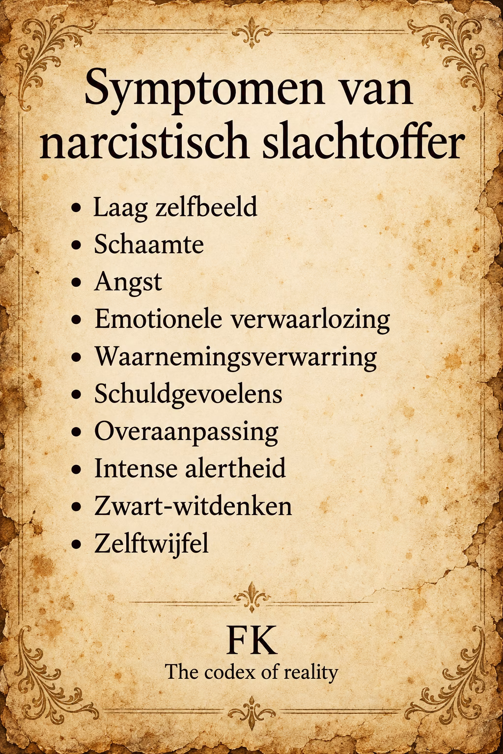 Narcisme is geen mentale ziekte of een chemische onbalans.