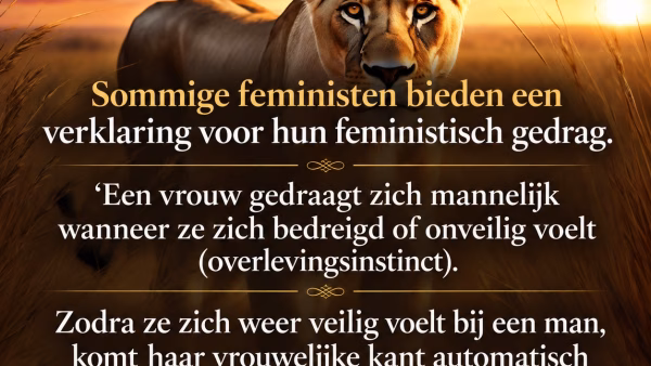 Wanneer een man zijn rol verlaat en haar vervolgens “feministisch” noemt
