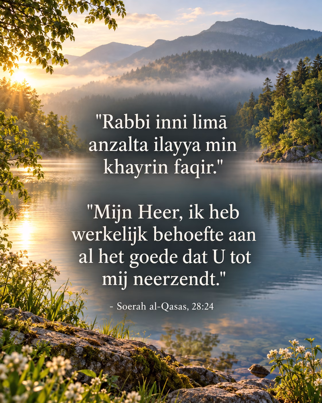 Wanneer jouw plannen eindigen, blijft vertrouwen op Allaah