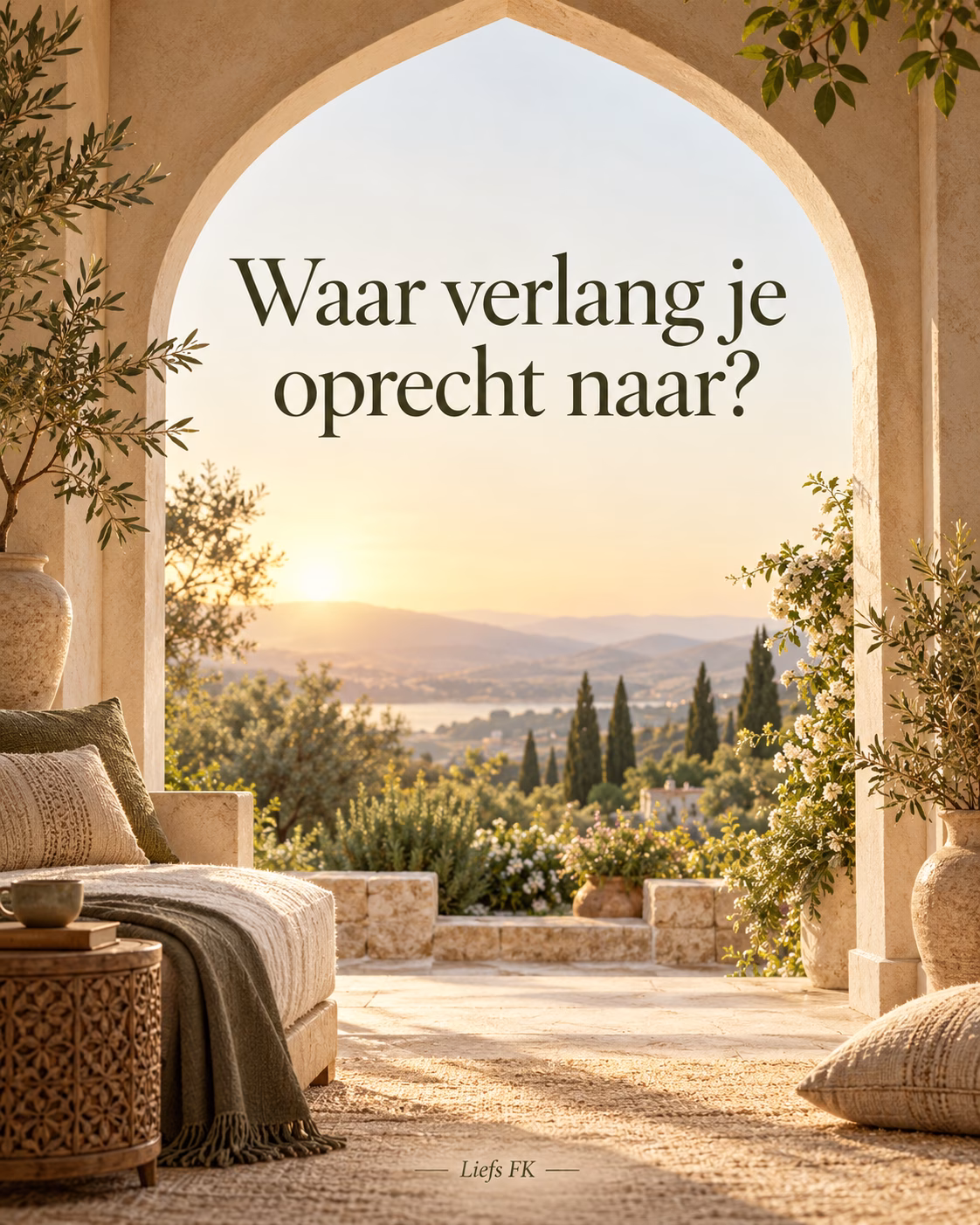 Waar verlang je oprecht naar?